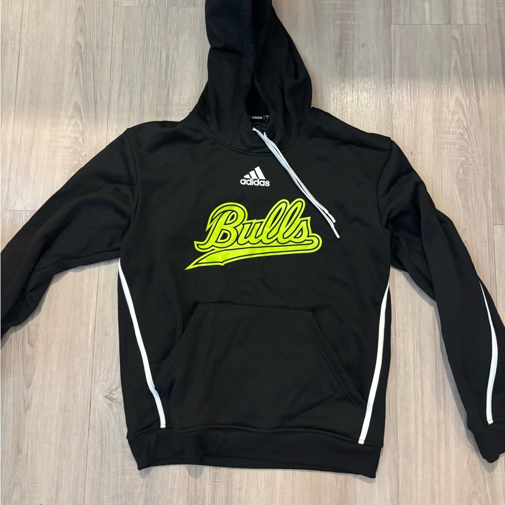 Adidas x USF Black and Slime Women's Hoodie